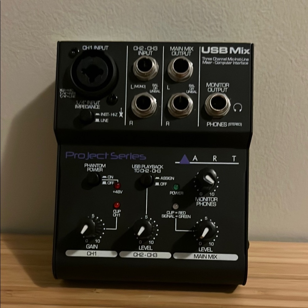 ART USB Mix Project Series Mixer - Picture 1 of 4